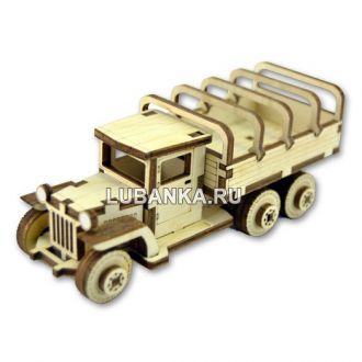 Сборная деревянная модель «Советский грузовик ЗИС-5ВП»